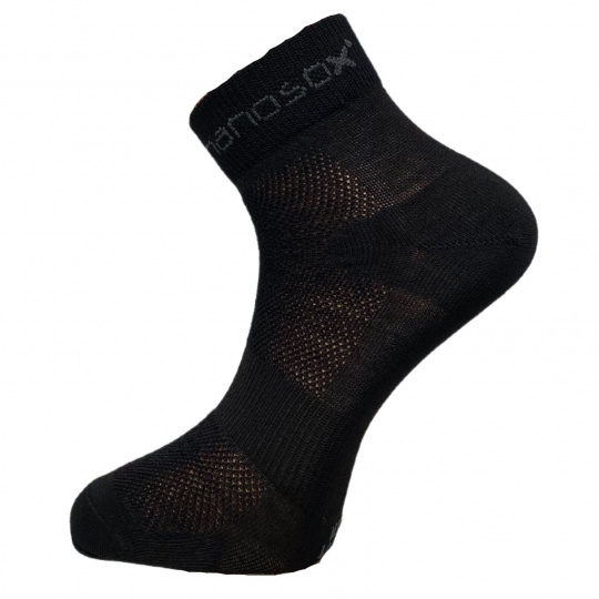 nanosox SPORT CYKLON ponožky .černá+barva