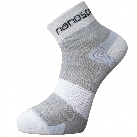 nanosox SPORT CYKLON ponožky .bílá+barva