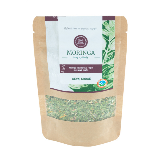 Moringa s bylinkami - cévy, srdce