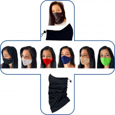 Masks scarves filters